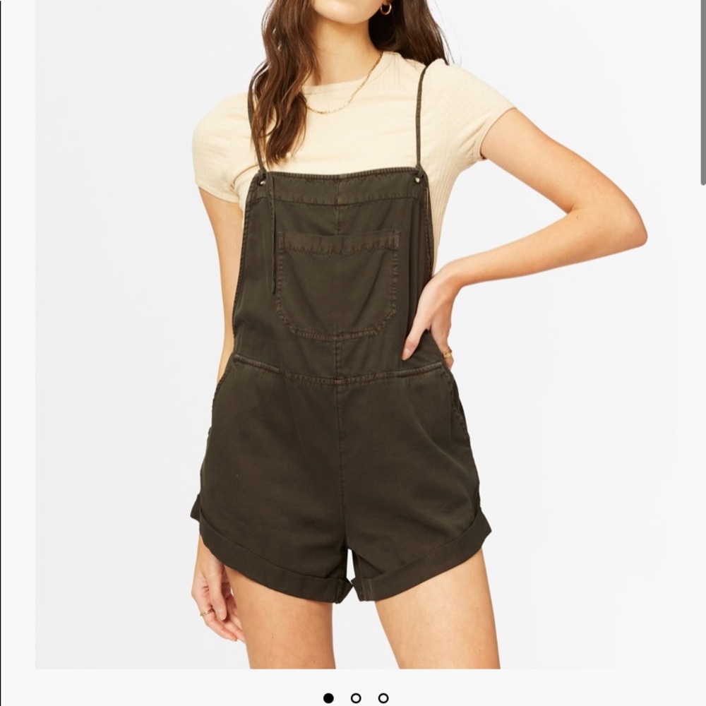 Billabong Wild Pursuit Green Short Overall